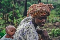 Ugandan mother with child